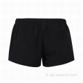 Maillot de bain court noir Boardshorts maillot de bain pour femme